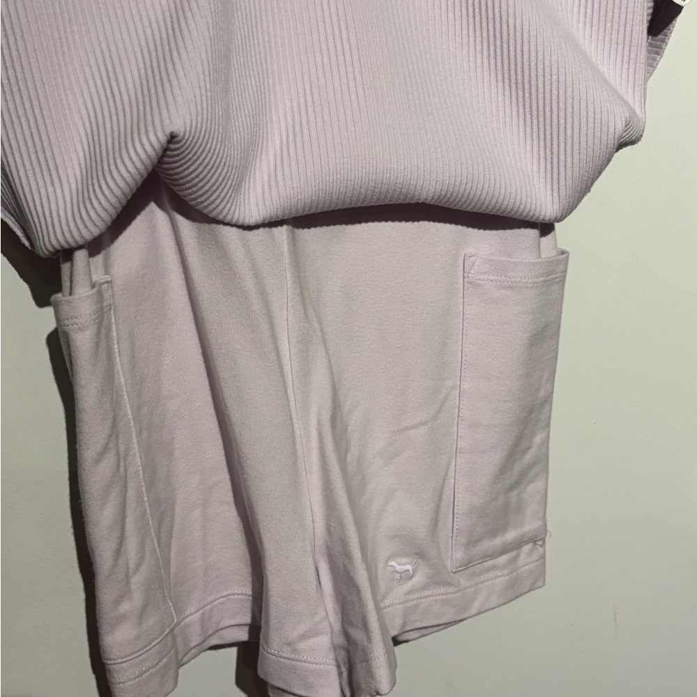 PINK Victoria's Secret Light Gray Jumpsuit